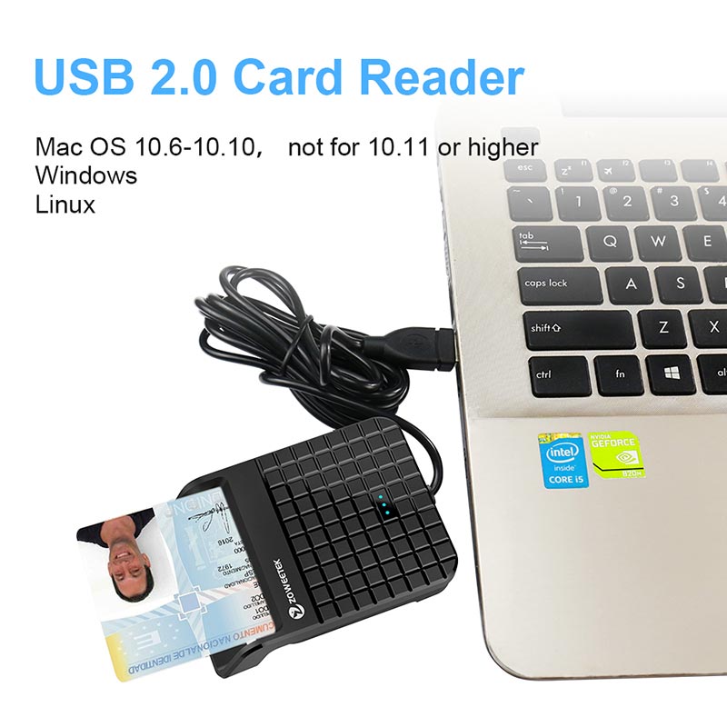 double cac card reader for mac