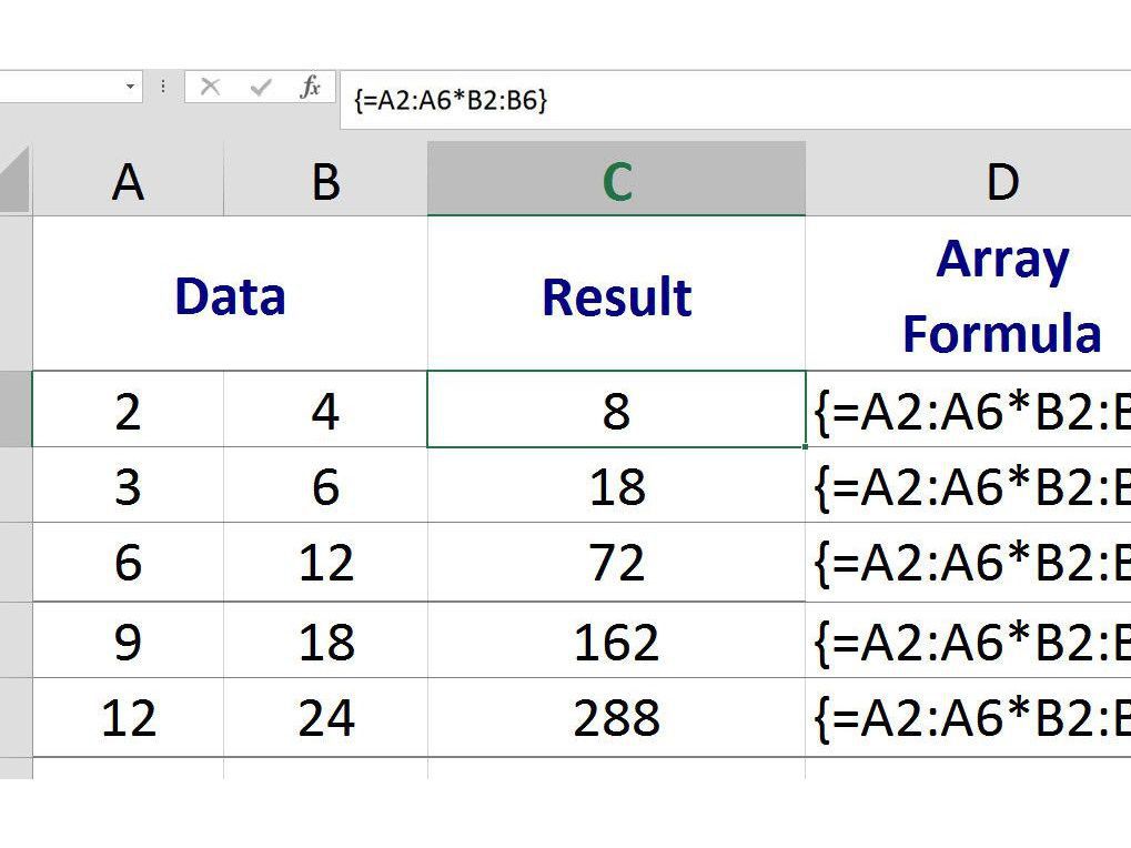 do array formula in excel for mac